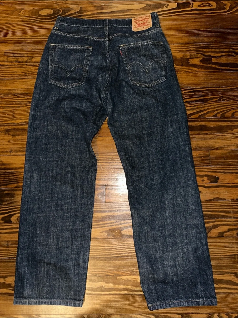 Levi's Dark Blue Straight-Leg Jeans